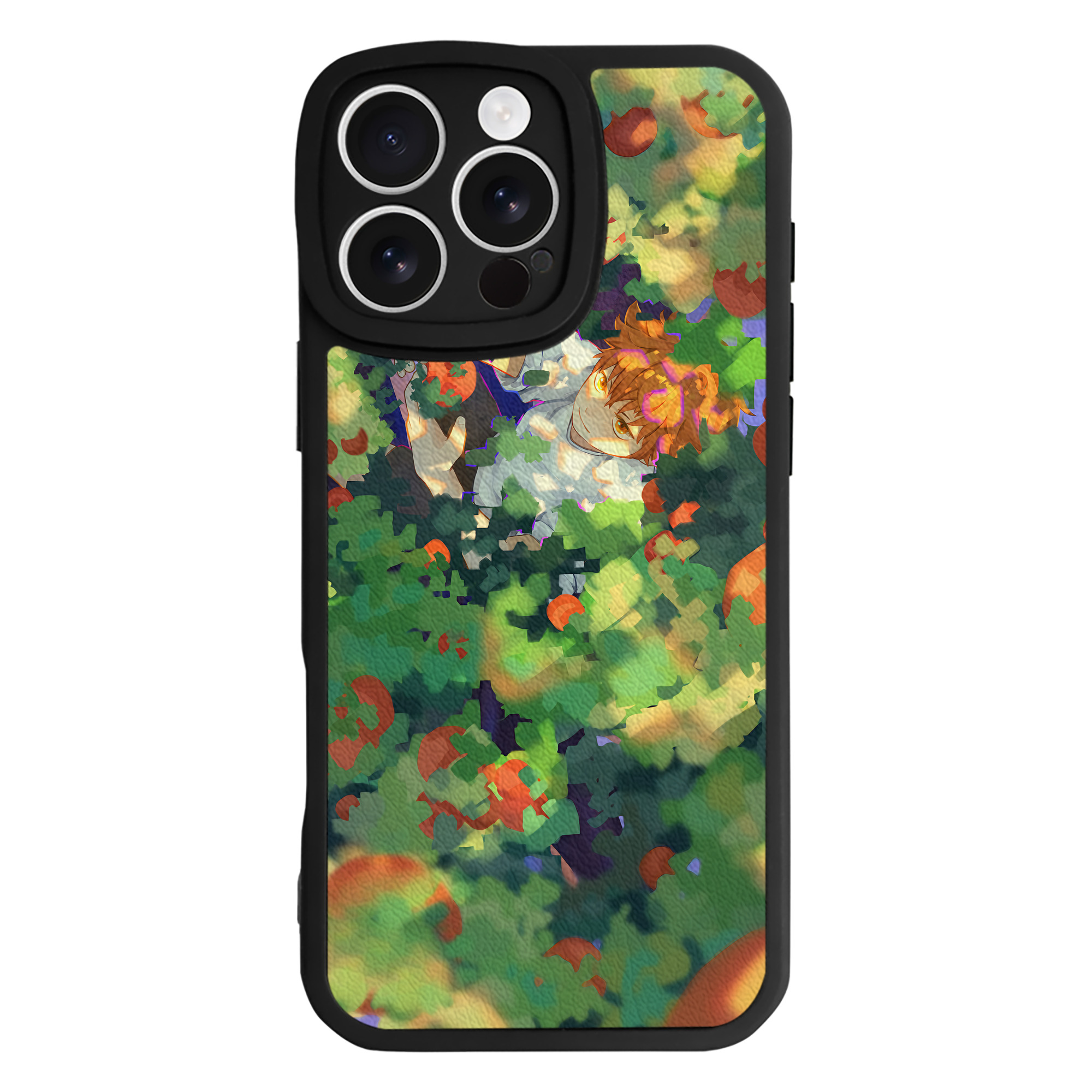 （画像用） ハイキュー!! Haikyu!! 【iPhone 16シリーズ対応】シリコンスマホケース（レザー調） 材質：シリコン
